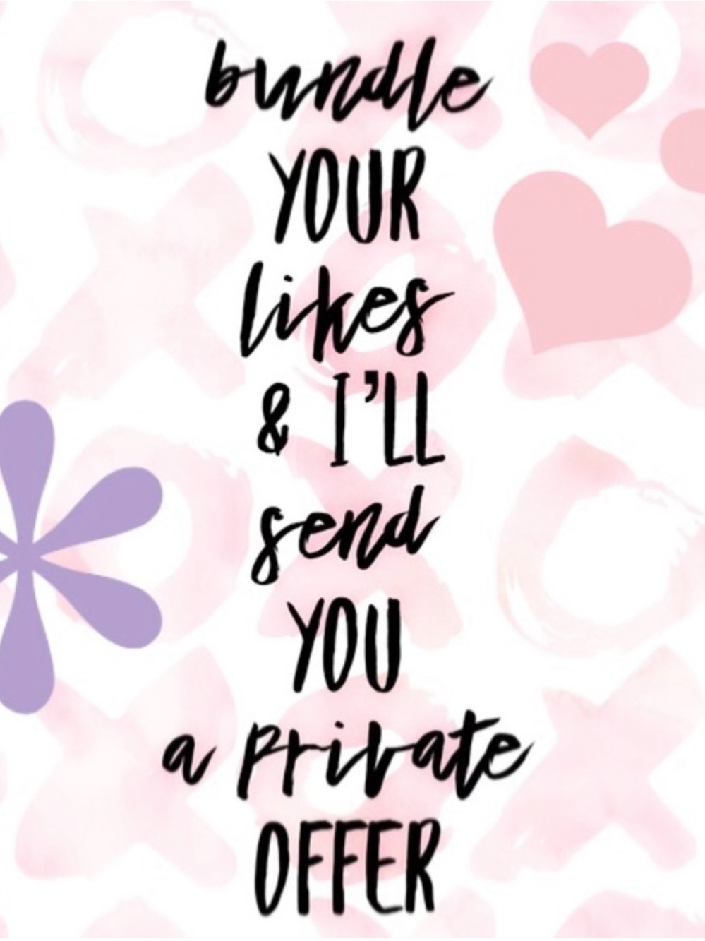 BUNDLE your likes & I’ll send you a GREAT deal!!